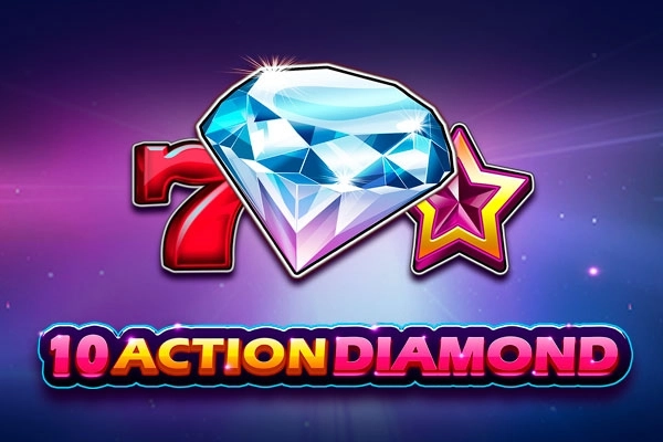 10 Action Diamond slot artwork