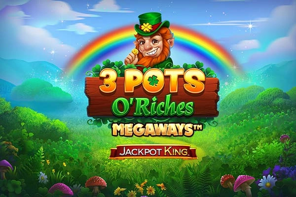 3 Pots O' Riches Megaways slot artwork