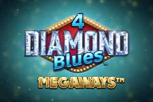 4 Diamond Blues Megaways slot artwork