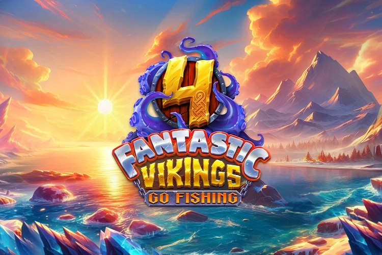 4 Fantastic Vikings Go Fishing slot artwork