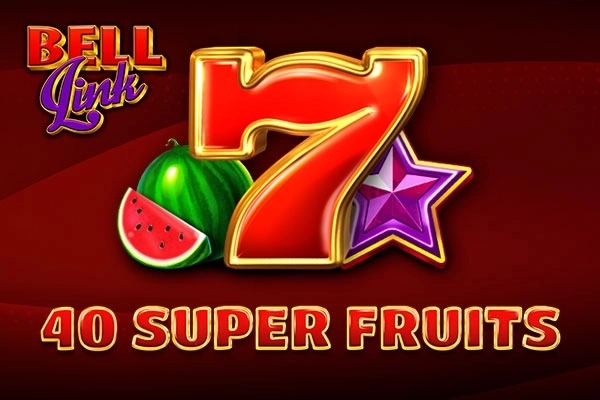 40 Super Fruits Bell Link slot artwork