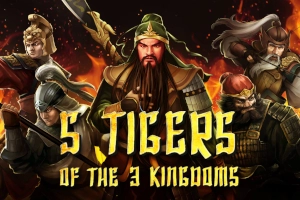 5 Tigers of the 3 Kingdoms slot artwork