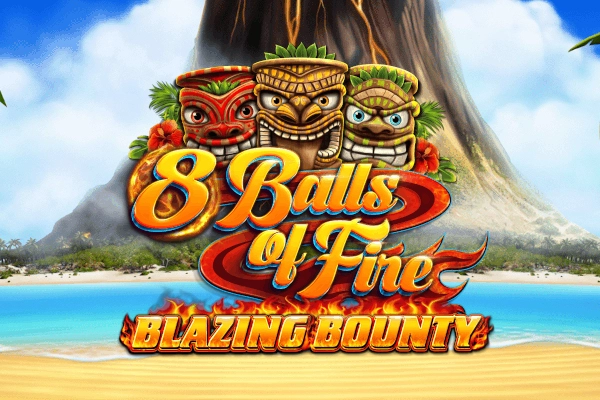 8 Balls of Fire Blazing Bounty slot artwork