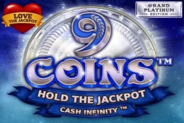 9 Coins Grand Platinum Edition Love the Jackpot slot artwork