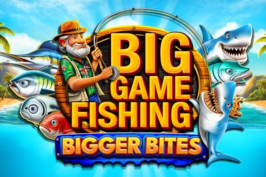 Big Game Fishing Bigger Bites slot artwork