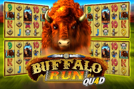 Buffalo Run Quad slot artwork