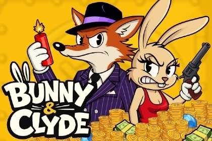 Bunny and Clyde slot artwork