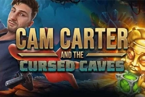Cam Carter and the Cursed Caves slot artwork