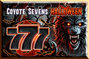 Coyote Sevens Halloween slot artwork
