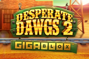 Desperate Dawgs 2 Gigablox slot artwork