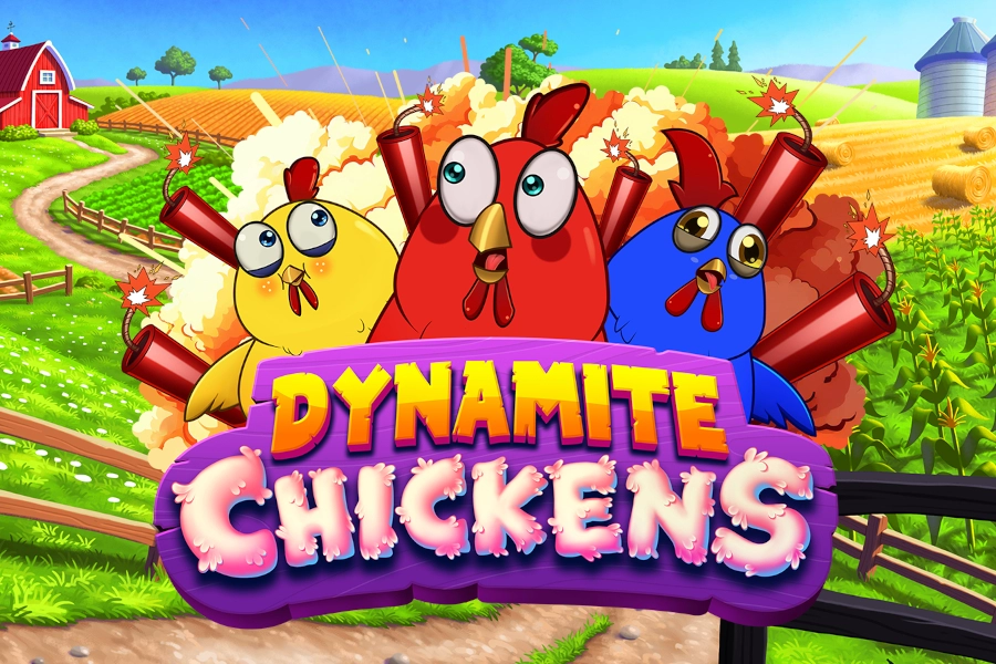 Dynamite Chickens slot artwork