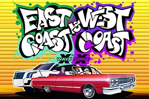 East Coast vs West Coast slot artwork
