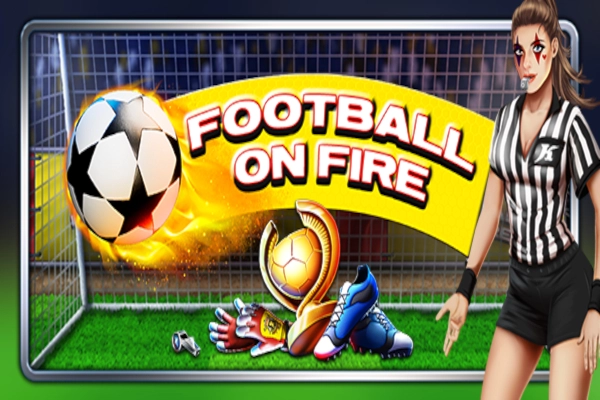 Football on Fire slot artwork