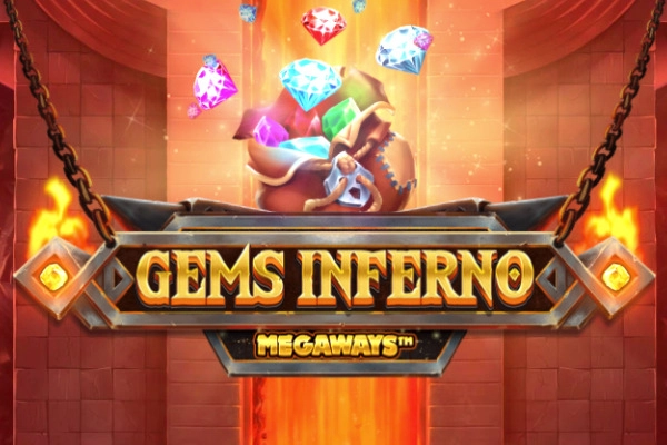 Gems Inferno Megaways slot artwork