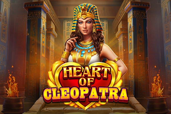 Heart of Cleopatra slot artwork