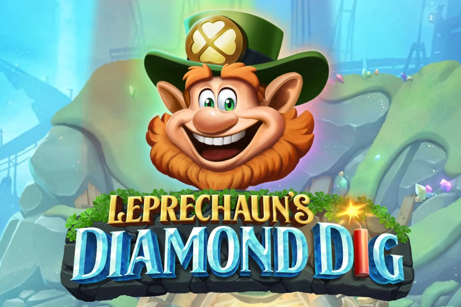 Leprechaun's Diamond Dig slot artwork