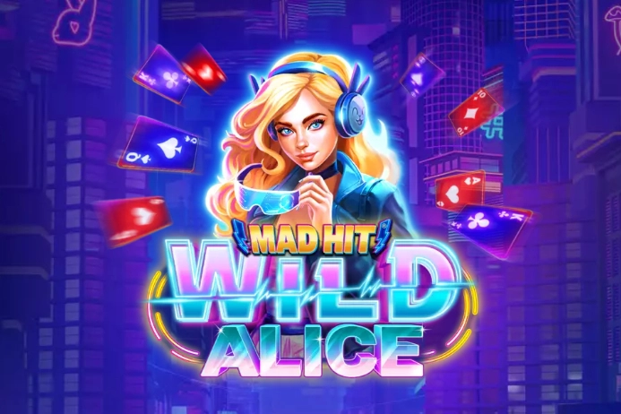 Mad Hit Wild Alice Easter slot artwork