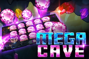Mega Cave slot artwork