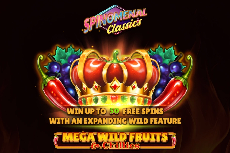 Mega Wild Fruits & Chillies slot artwork