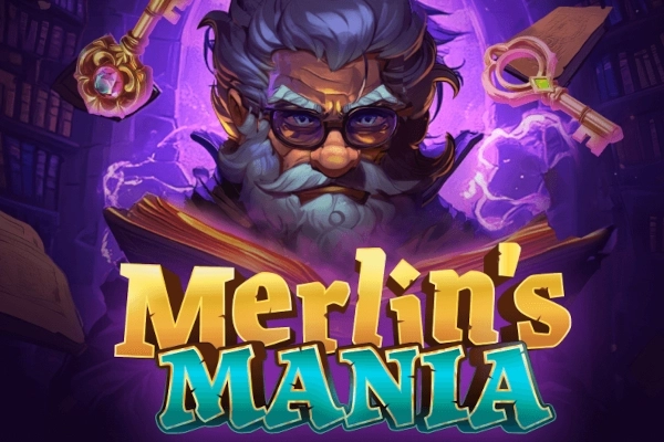 Merlin's Mania slot artwork