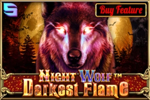 Night Wolf Darkest Flame slot artwork