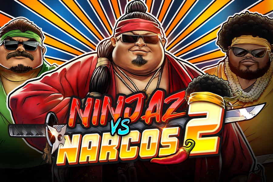 Ninjaz vs Narcos 2 slot artwork
