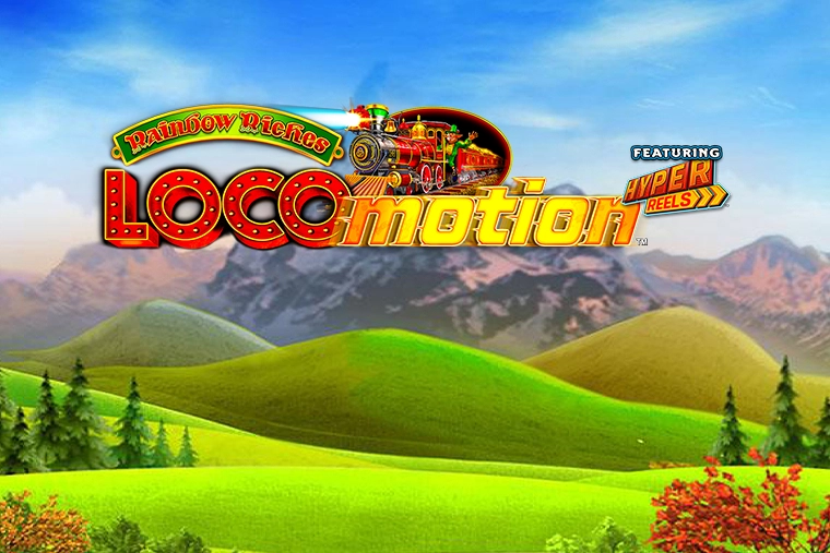 Rainbow Riches Locomotion slot artwork