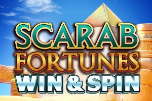 Scarab Fortunes Win & Spin slot artwork
