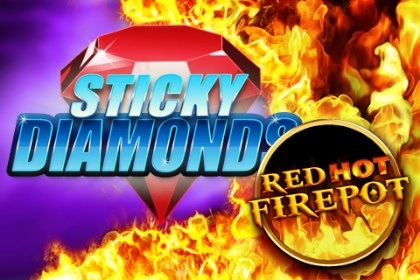 Sticky Diamonds Red Hot Firepot slot artwork