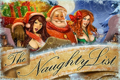 The Naughty List slot artwork