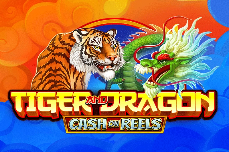 Tiger and Dragon - Cash on Reels slot artwork