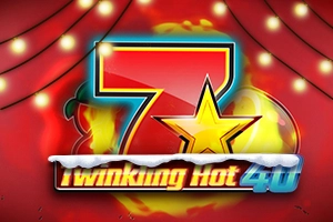 Twinkling Hot 40 Christmas slot artwork