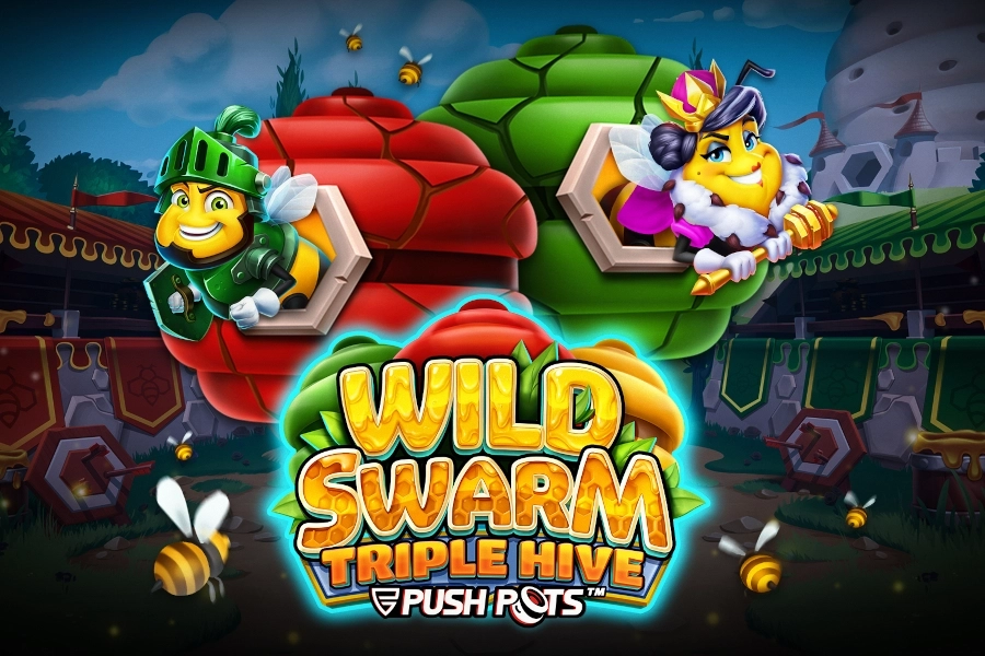 Wild Swarm Triple Hive slot artwork