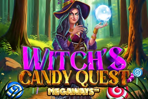 Witch's Candy Quest Megaways slot artwork